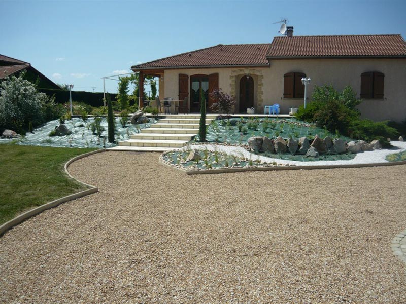 Création d'allées Pont-du-Château