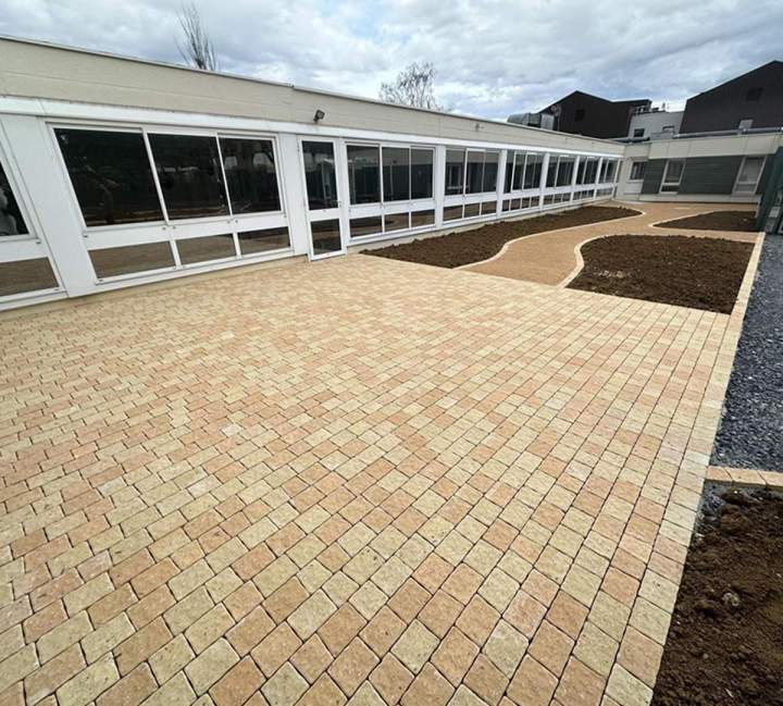 Travaux de création de terrasse à Lezoux